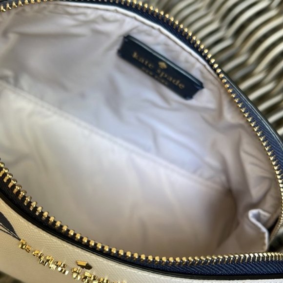 Kate Spade Dancing Cherrie Small Cosmetic Case Cream Multi - Picture 7 of 16